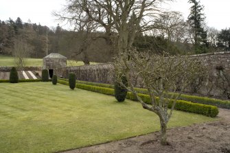 View from W towards garden house