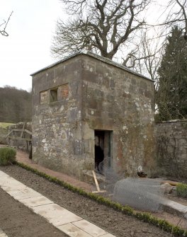 View of garden house from W