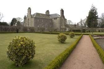 View from ENE showing rear of house