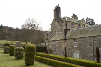 View from WNW showing houseand service wing
