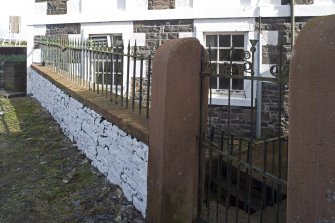 Stable court gate and railings.