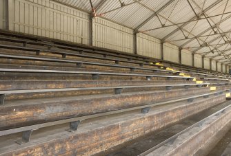 Detail of seating in Old Stand, taken from the WSW.