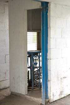 Detail of turnstile entrance to Old Stand.