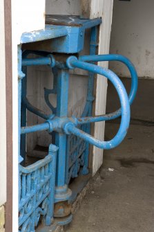 Detail of turnstile to Old Stand