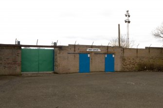 View of S terracing entrance.