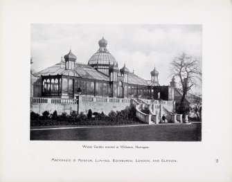 Catalogue of Horticultural Buildings by MacKenzie and Moncur
Winter Garden erected at Willaston, Harrogate