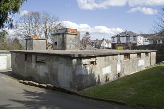 General view of S and N main buildings from WSW.