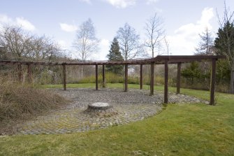 Sundial from south west.