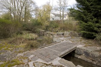 Footbridge from south.