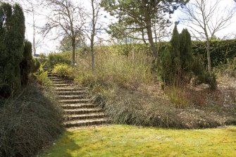 Steps from north.