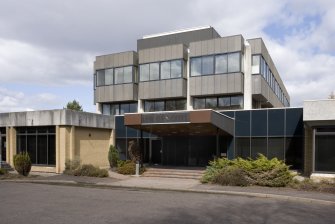 Office entrance from south.