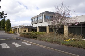 Office entrance from east.