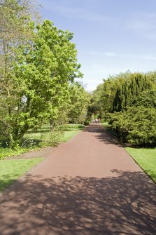 Typical south side pathway from west