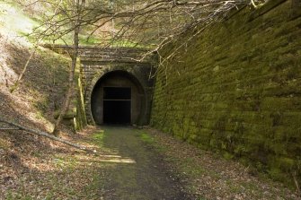 Tunnel entrance. General view from WSW