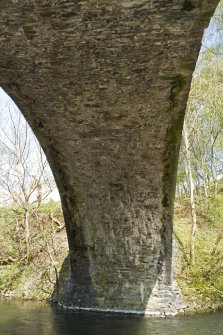 Detail of underside of arch
