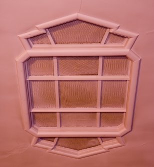 Interior. Detail of ceiling air vent.