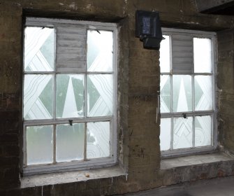 Interior. Detail of windows.