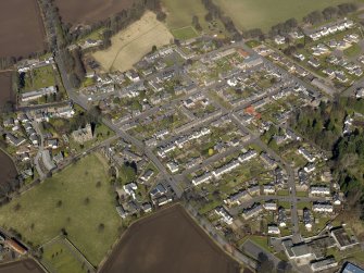 Oblique aerial view of the village, taken from the S.