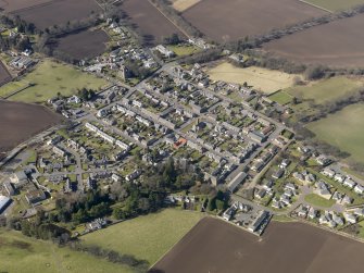 Oblique aerial view of the village, taken from the SE.