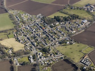General oblique aerial view of the village, taken from the WSW.