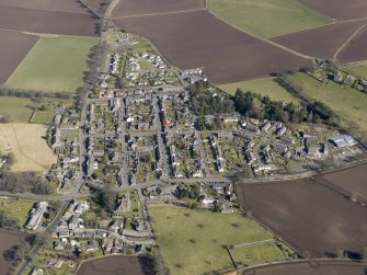 General oblique aerial view of the village, taken from the WSW.