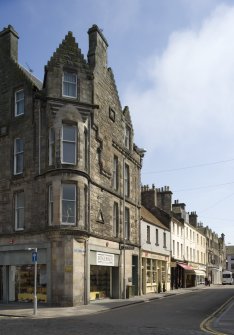 Buildings at Church Street, St Andrews, view from NNW.