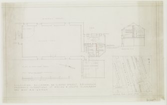 Proposed alterations at office and gents cloakroom for Miss M.S. Cairns.