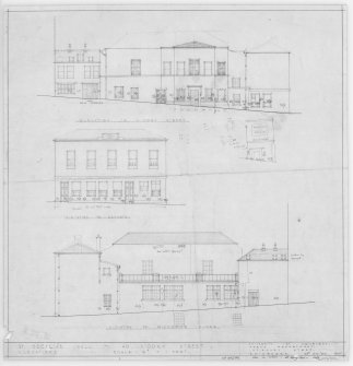 Elevations including details of dimensions.