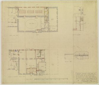 1/8 Sketch plans of proposed alterations.