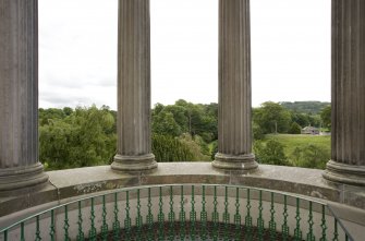 Upper level. Columns. Detail