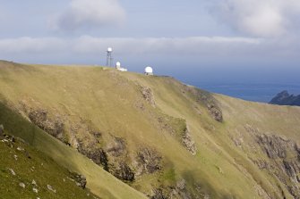 Mullach Sgar, Radar Station. Distant view from NW.