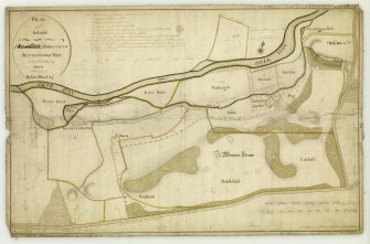 Plan showing the lands of Avontoun, Middlefield, Kettlestone Mill and Drum belonging to Robert Blair Esq.