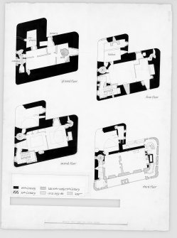 Neidpath Castle
Digital copy of ground, first, second and third floor plans.