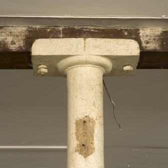 Interior.  First floor. Detail of column head