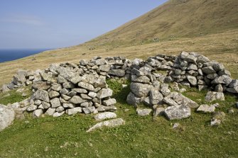 Gleann Mor, Structure D. Detail of entrance.