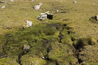 Gleann Mor, spring and well head. View from W.