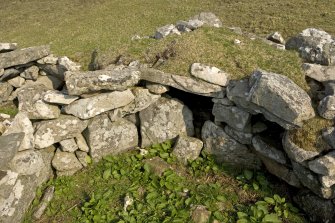 Gleann Mor, Structure K. View of E fold and E cells from W.