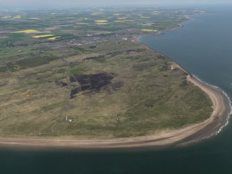 General oblique view of the training area, taken from the SW.