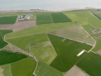 General oblique view of the airfield, taken from the NNE.