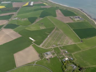 General oblique view of the airfield, taken from the W.