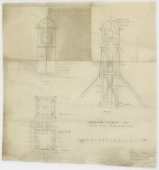 Plan of clock tower.