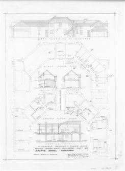 Plans and sections.