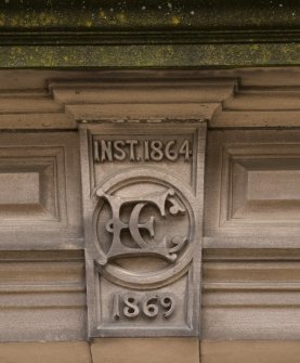 Detail of date plaque