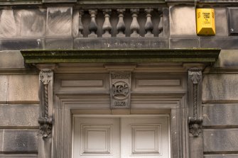 Detail of door pediment