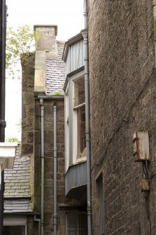 Detail of bay window in lane to N