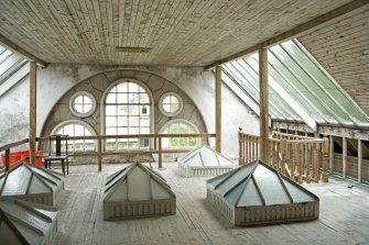 Interior. First floor. Attic space with lay lights