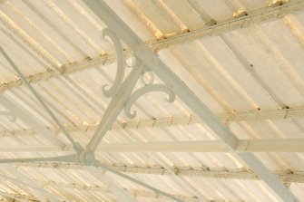 Interior. Pool Hall. Roof structure. Detail