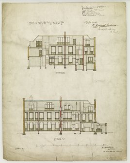 Section B-B. Section C-C.