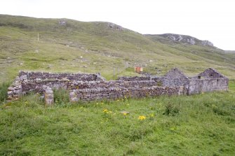 Kearvaig, farmhouse and range, view from NE.