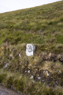Cnoc nan Tri-mile, milestone, view from S.